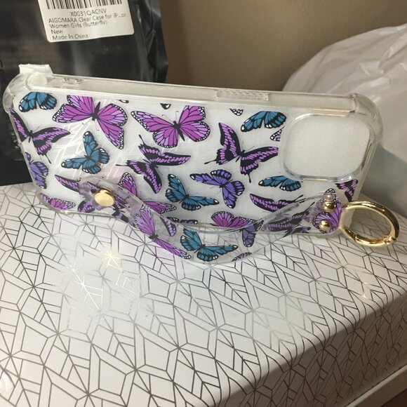 AIGOMARA iPhone 12 Pro Case with wrist strap kickstand phone case NEW!! - Picture 5 of 16